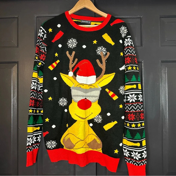 Raisenvern Women’s Ugly Christmas Sweaters , Light Up size XL(g) - Picture 3 of 10